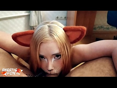 ❤️ Kitsune gbe dick ati pẹlu ni ẹnu rẹ ❤ Iwa onihoho furo ❤